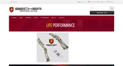 Desktop Screenshot of beckerperformance.com